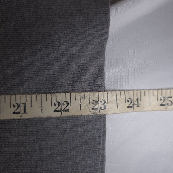 Talbots Womens Medium Gray Turtleneck Sleeveless Pullover Sweater Vest - Picture 6 of 6